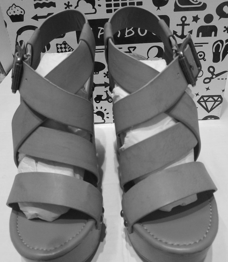 Bamboo Sandal Pumps NWT